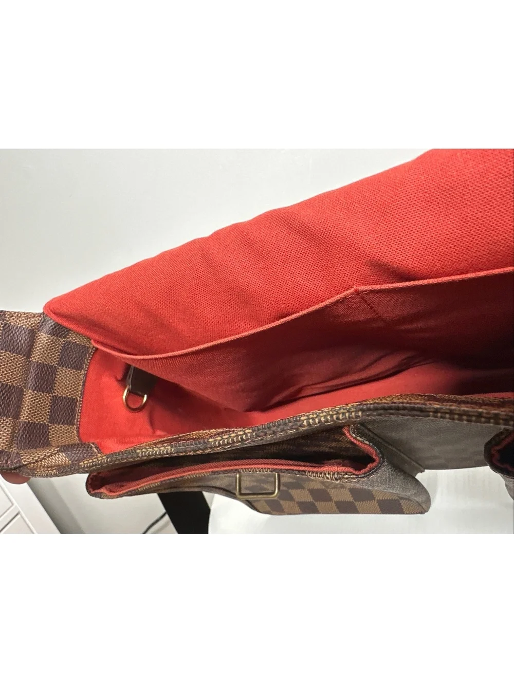 Louis Vuitton Broadway Messenger Bag Damier Ebene Canvas